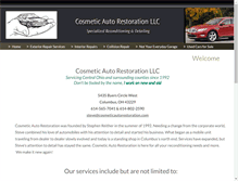 Tablet Screenshot of cosmeticautorestoration.com